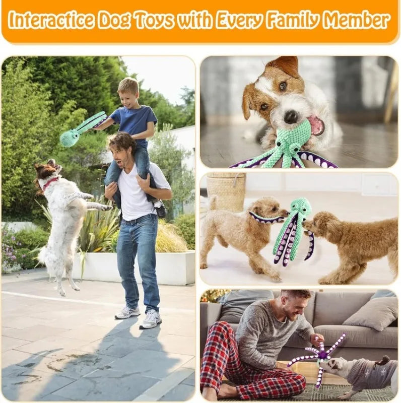 Large Squeaky Plush Dog Toy – Soft Chew Toy for All Dog Sizes