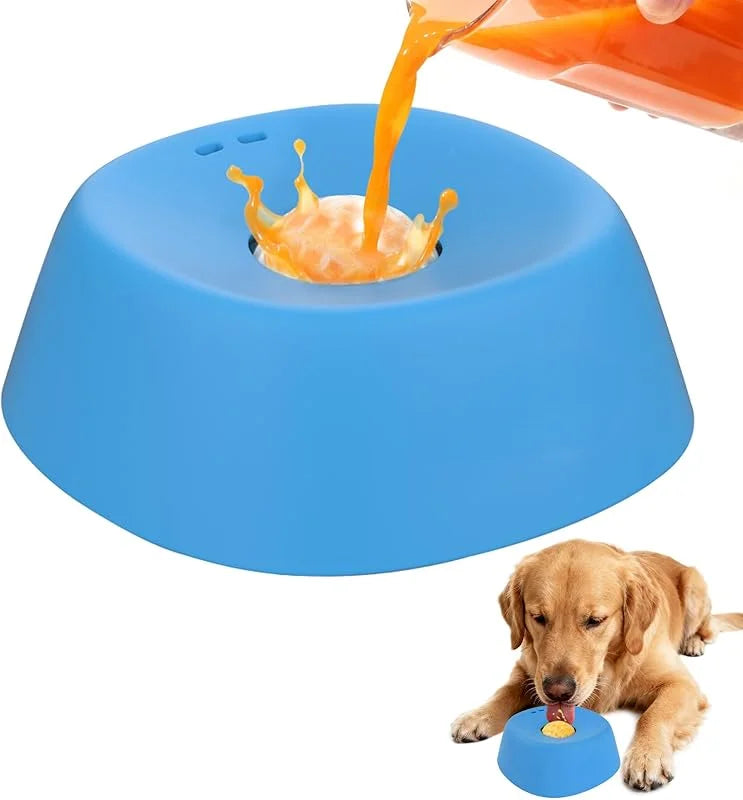 Anti-Choking Slow Feeder Dog Bowl – Non-Slip Lick Bowl for Treats, Broth & Yogurt