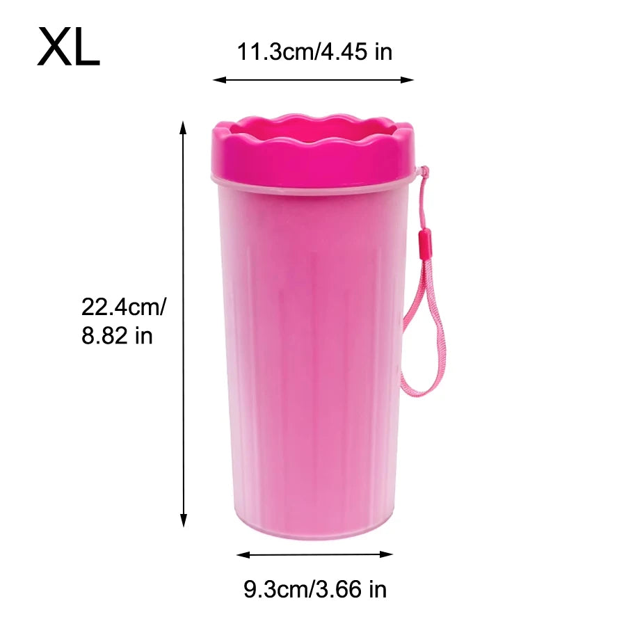 Pet Foot Wash Cup – Silicone Cleaning Brush for Dogs & Cats