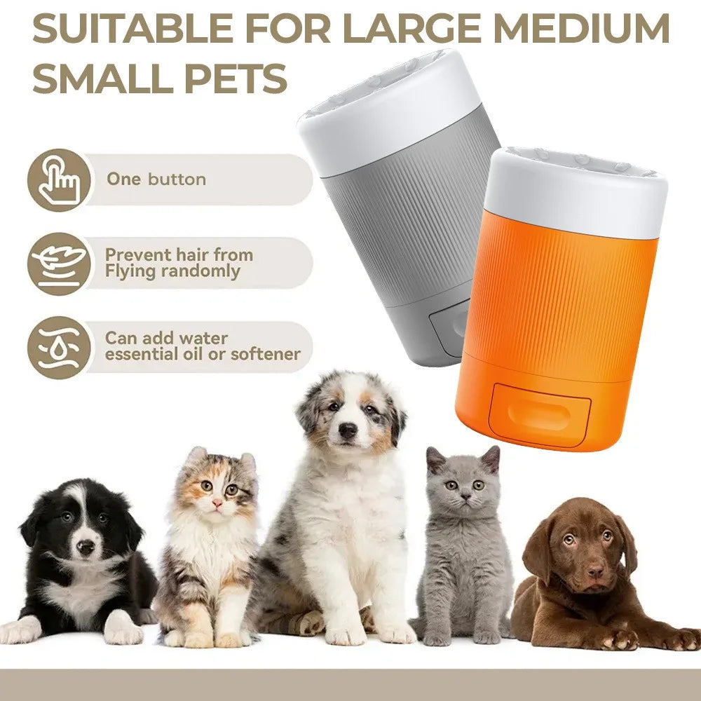 Pet Foot Washing Cup – Portable Dog Paw Cleaner with Silicone Brush for Small & Medium Dogs