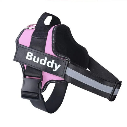 Personalized No-Pull Reflective Dog Harness – Breathable Training Vest
