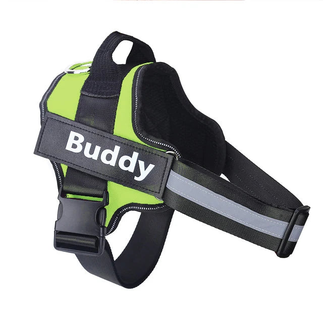 Personalized No-Pull Reflective Dog Harness – Breathable Training Vest