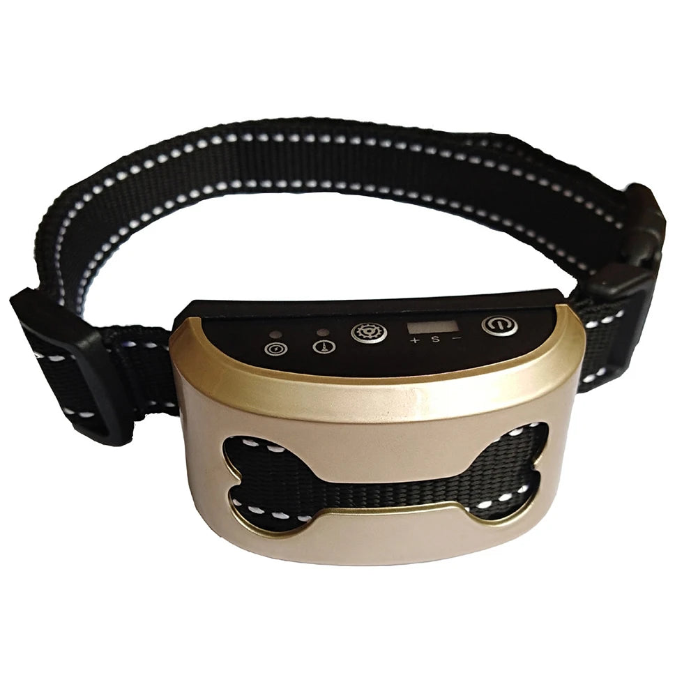 Rechargeable Anti-Bark Dog Collar – Waterproof Automatic Training with Safe Correction Modes