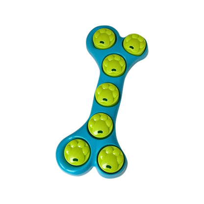 Bone-Shaped Slow Feeder Treat Toy – Dog & Puppy Stimulation