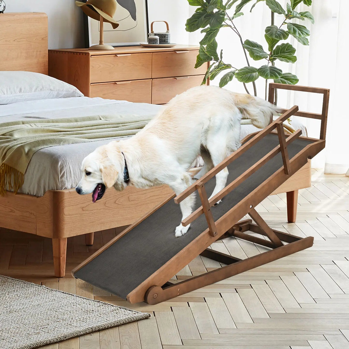 Folding Dog Ramp – For Bed, Car, Couch & Truck