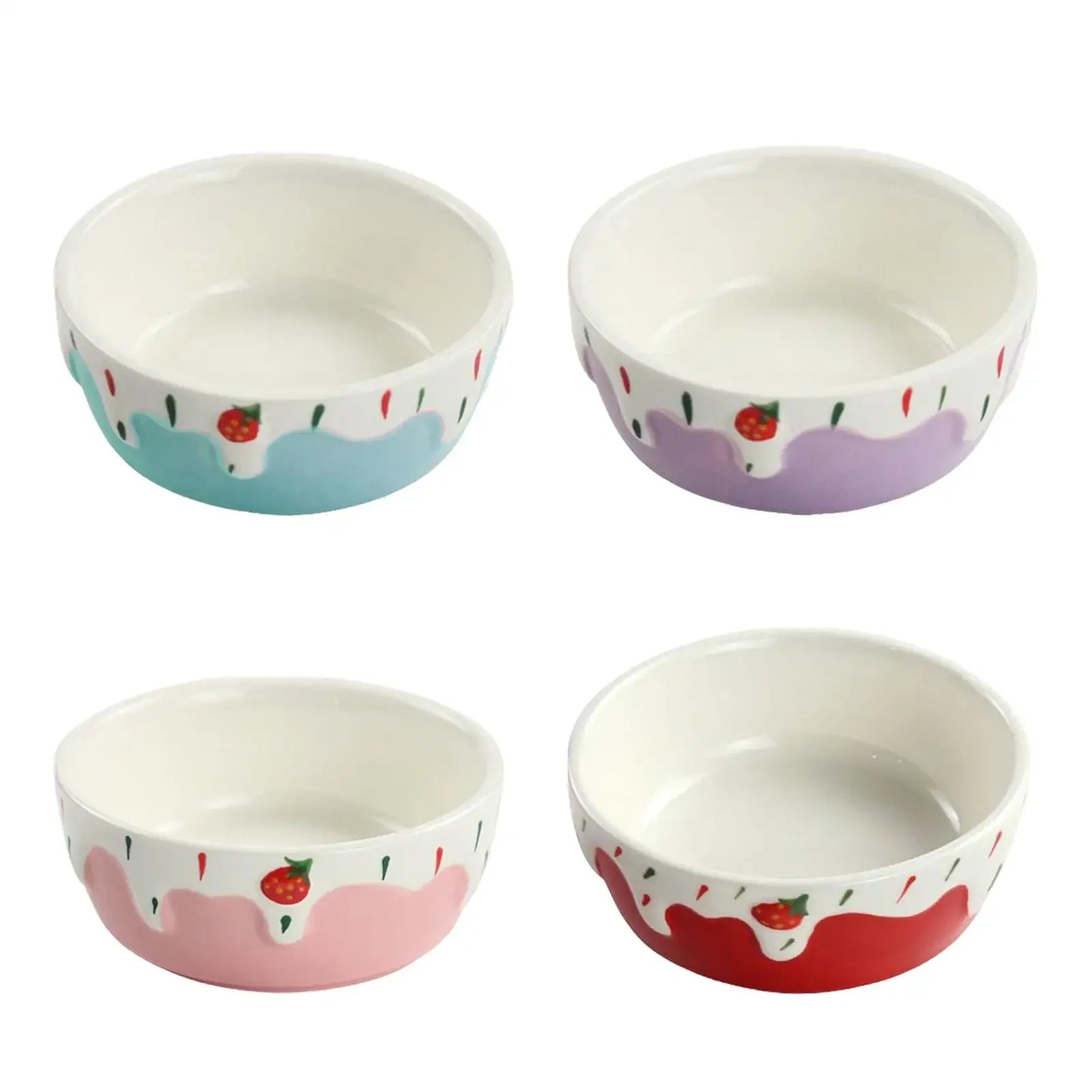 Ceramic Small Pet Food Bowl – Easy Clean Feeding Dish for Hamsters, Rabbits & Small Animals