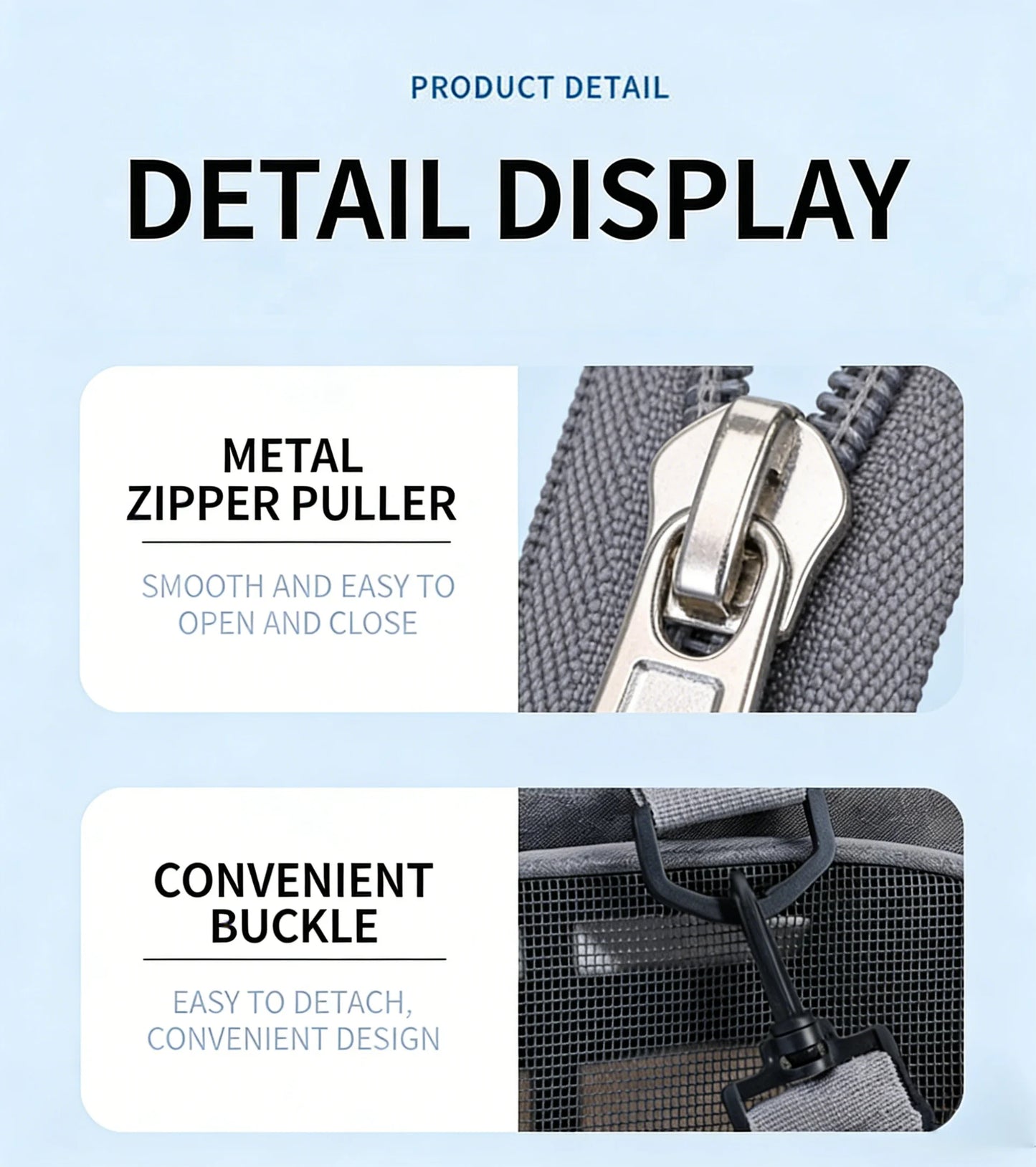 Expandable Pet Travel Carrier Bag with Breathable Transparent Design