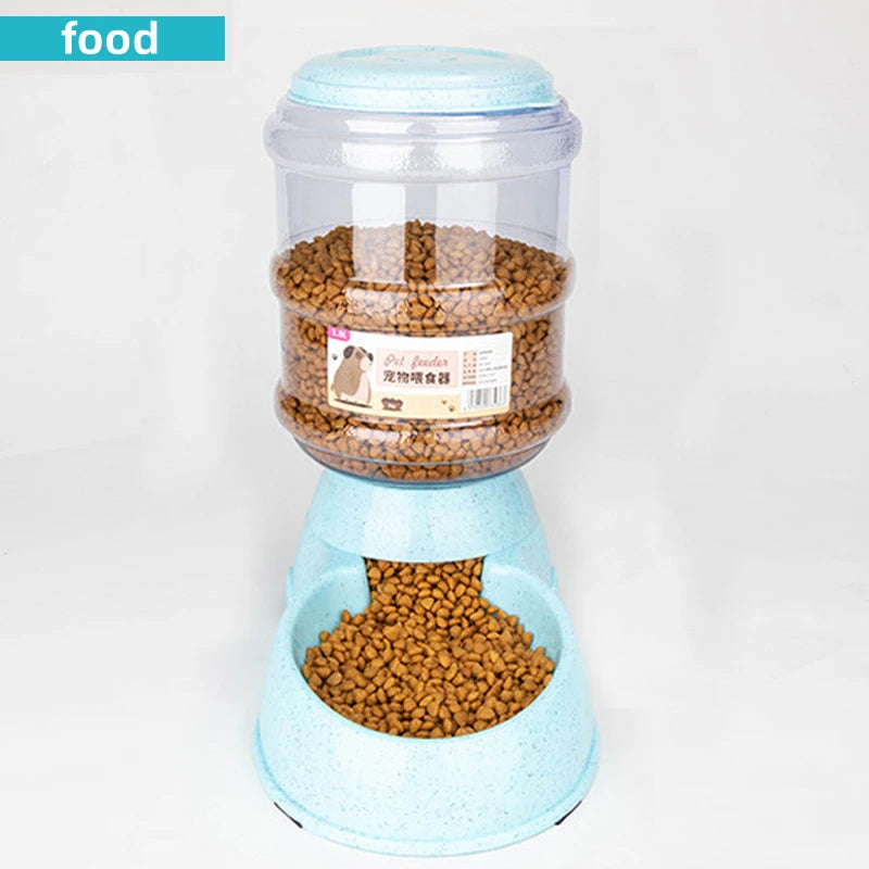 Large Capacity Pet Feeder Bowl – Automatic Water Dispenser for Cats & Small Dogs
