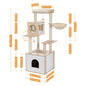 Multi-Level Cat Tree with Condo, Hammock & Scratching Posts