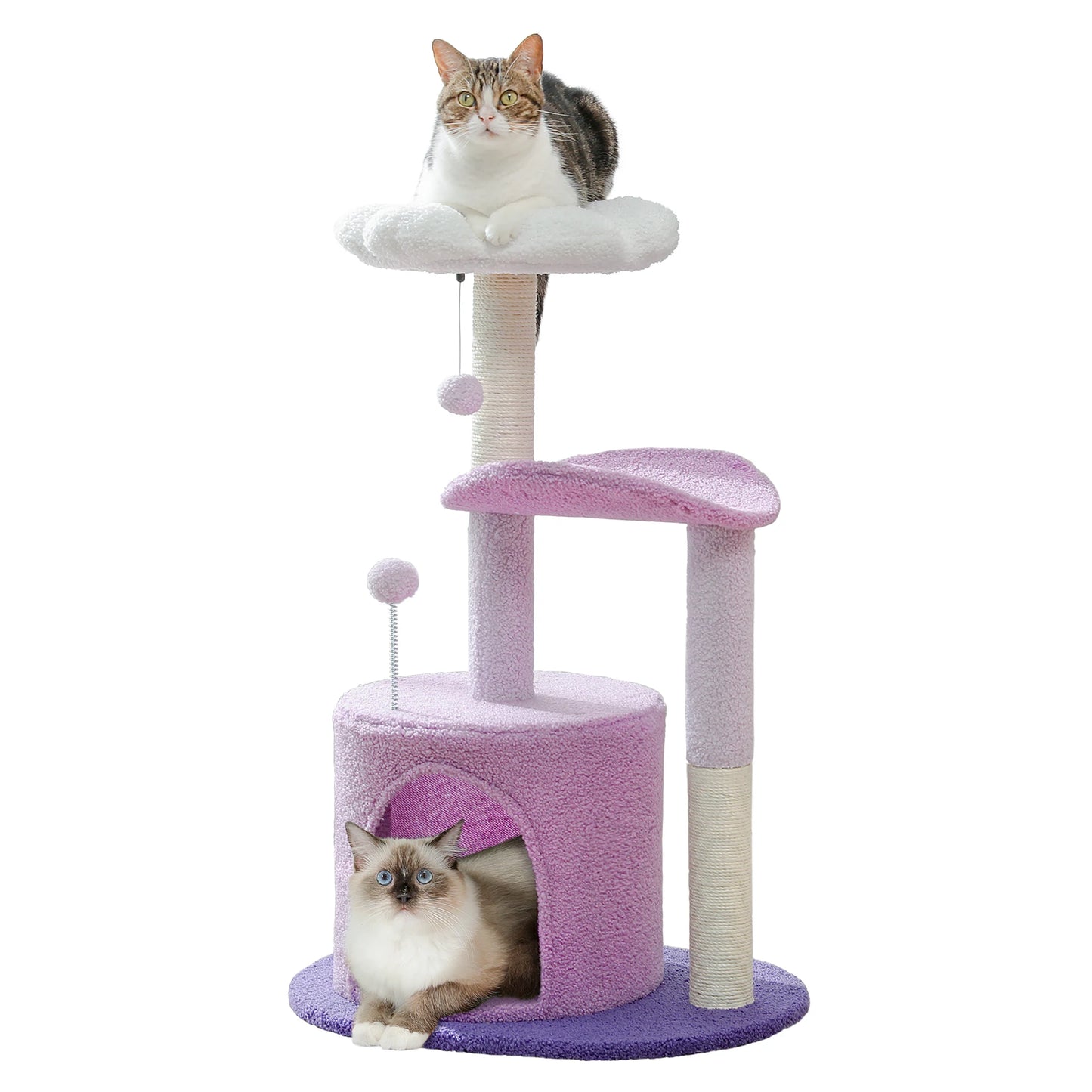 Cactus Cat Tree with Condo & Scratching Post