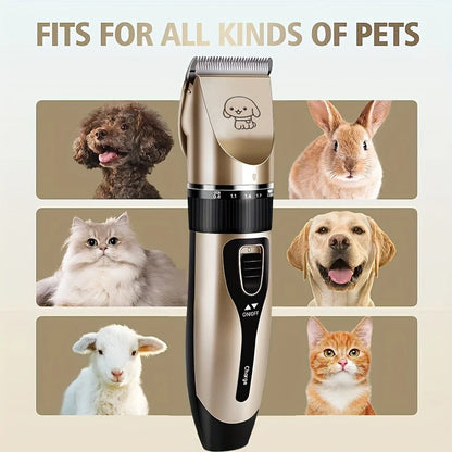 Pet Grooming Clippers – Electric Trimmer for Dogs & Cats