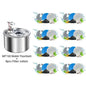 2L Stainless Steel Automatic Cat Water Fountain with Floaters
