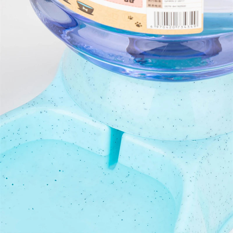 Large Capacity Pet Feeder Bowl – Automatic Water Dispenser for Cats & Small Dogs