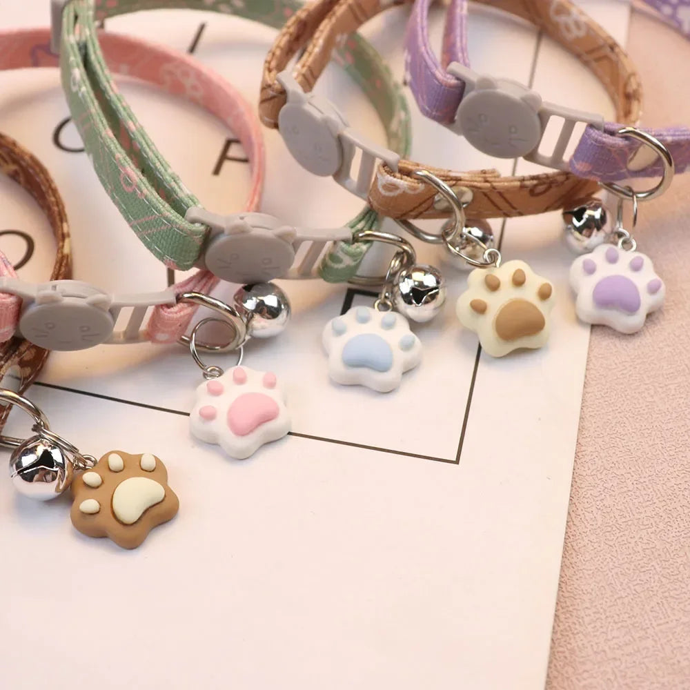 Adjustable Pet Collar with Bell for Cats, Kittens & Small Dogs
