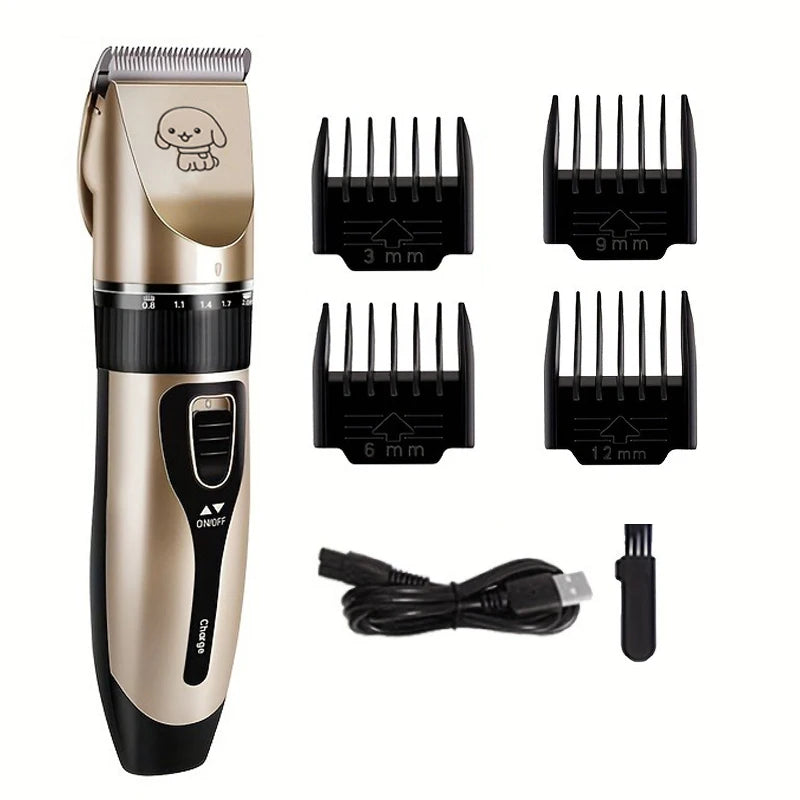 Pet Grooming Clippers – Electric Trimmer for Dogs & Cats