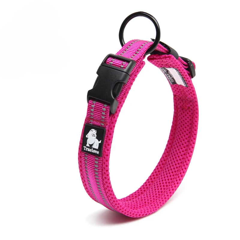 Padded Tactical Dog Collar – Adjustable Nylon Walking Collar for All Sizes