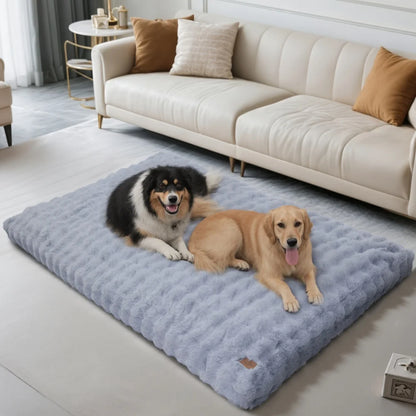 Ultra Plush Washable Dog Bed – Soft Pet Cushion Mat