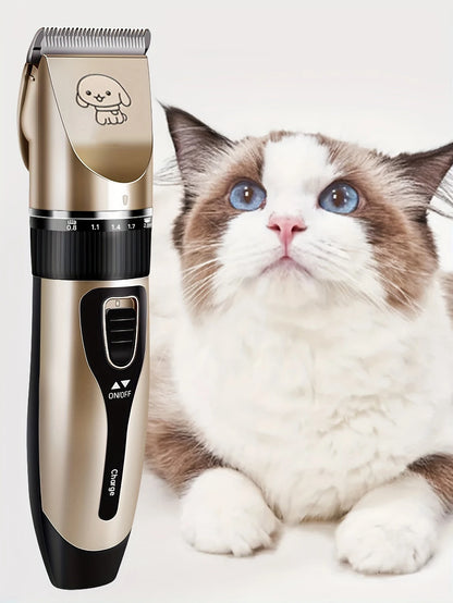 Pet Grooming Clippers – Electric Trimmer for Dogs & Cats