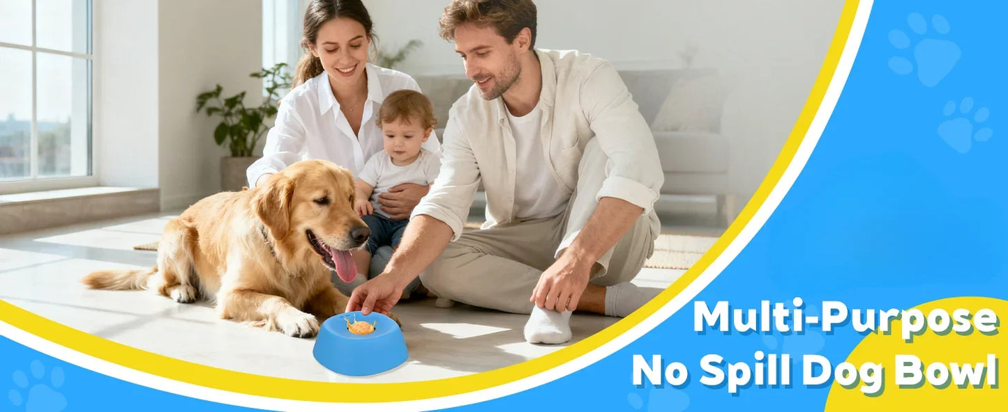 Anti-Choking Slow Feeder Dog Bowl – Non-Slip Lick Bowl for Treats, Broth & Yogurt