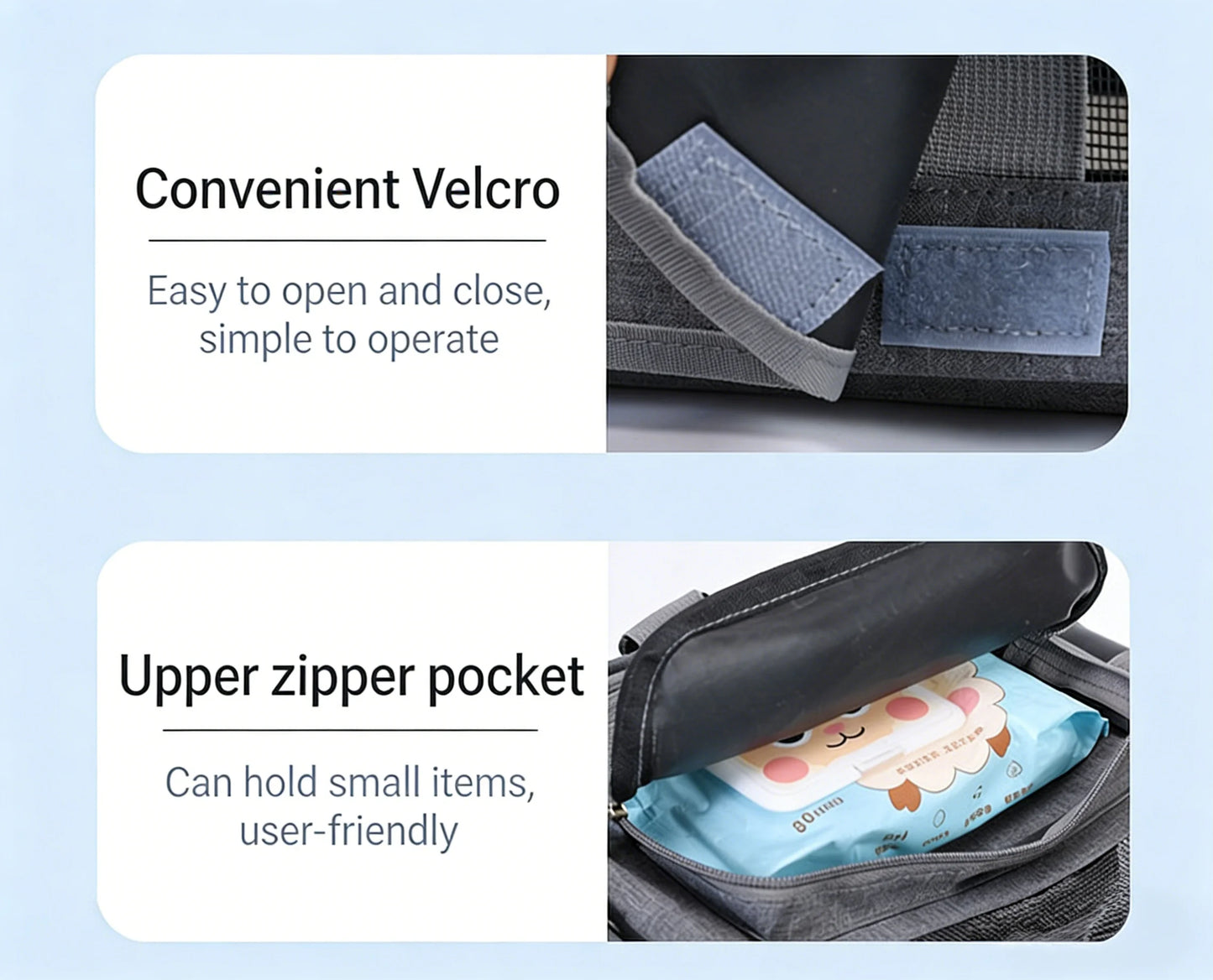 Expandable Pet Travel Carrier Bag with Breathable Transparent Design