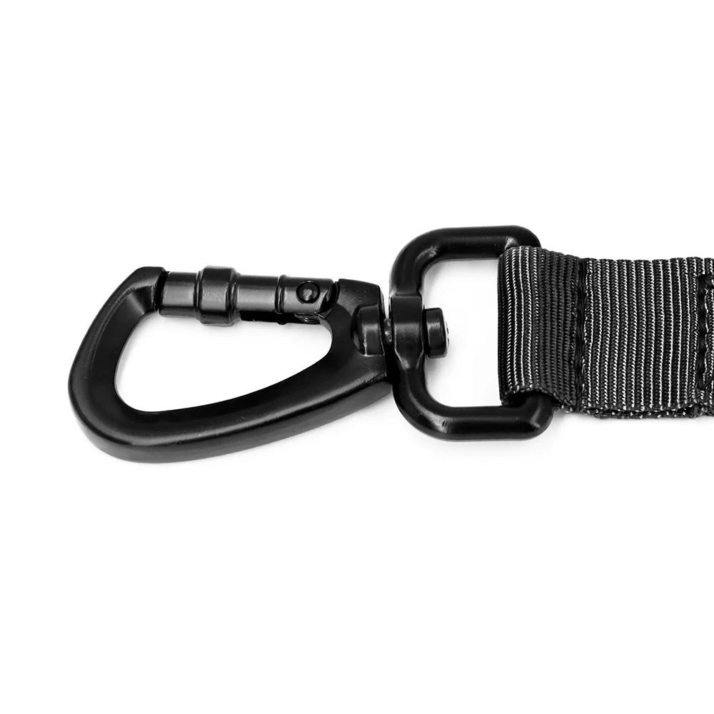 Adjustable Tactical Dog Leash – Elastic Training Lead with Dual Control Handles
