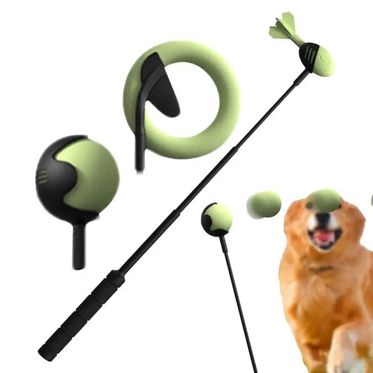 Interactive Dog Ball Launcher Toy for Outdoor Fetch Training