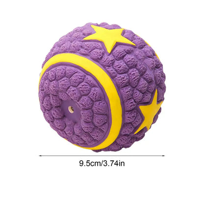 Interactive Dog Ball Toy – Tough Bouncy Chew Ball for Puppies