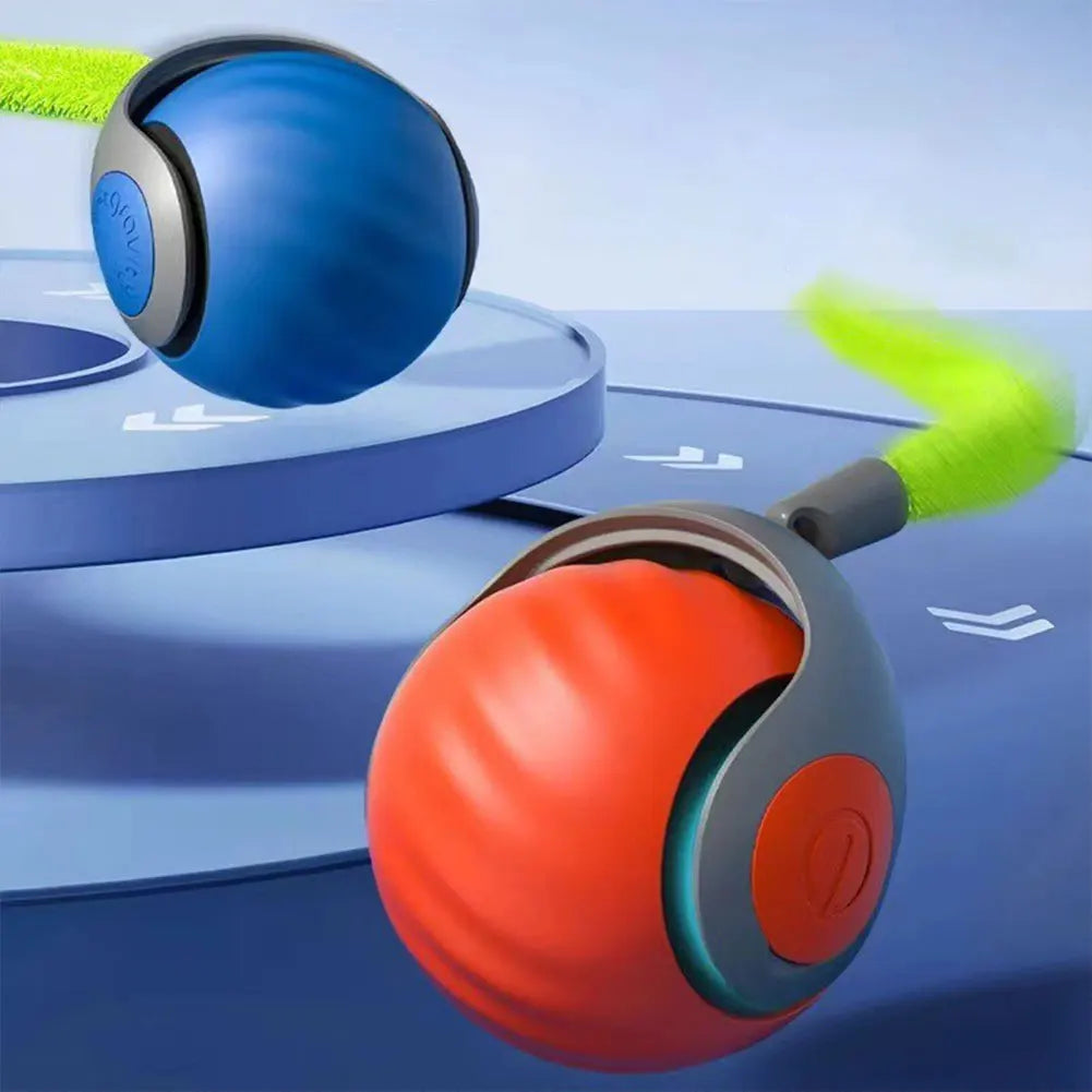 Smart Interactive Pet Ball – Automatic Moving & Bouncing Rechargeable Toy