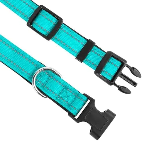 Reflective Dog Collar – Adjustable Soft Collar for Medium Dogs