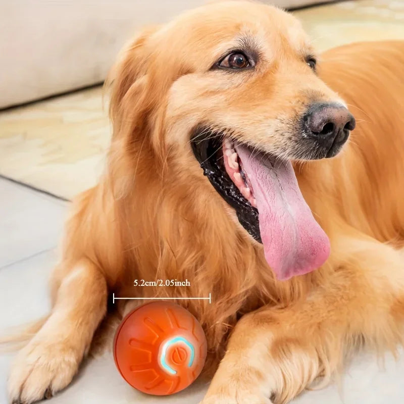 **Smart Interactive Dog Ball – USB Rechargeable Bouncing Toy for Puppies**