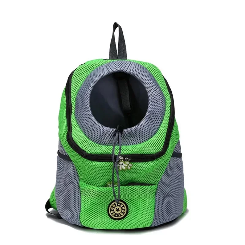 Portable Pet Carrier Backpack – Breathable Front Travel Bag for Dogs & Cats