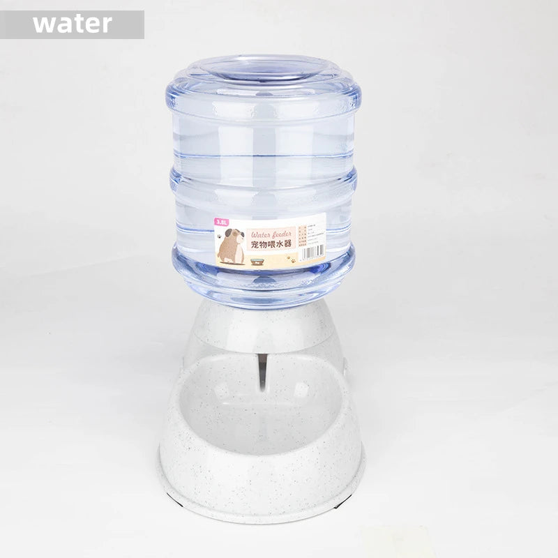 Large Capacity Pet Feeder Bowl – Automatic Water Dispenser for Cats & Small Dogs