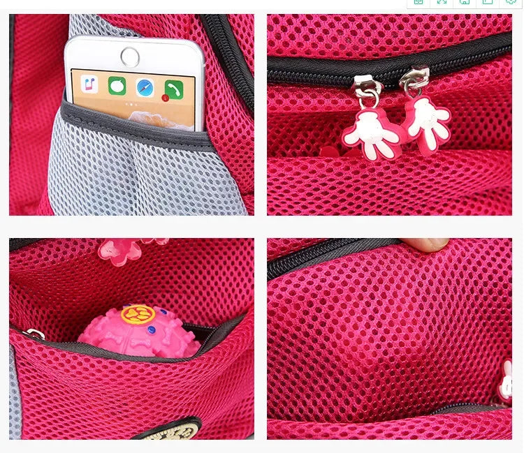 Portable Pet Carrier Backpack – Breathable Front Travel Bag for Dogs & Cats
