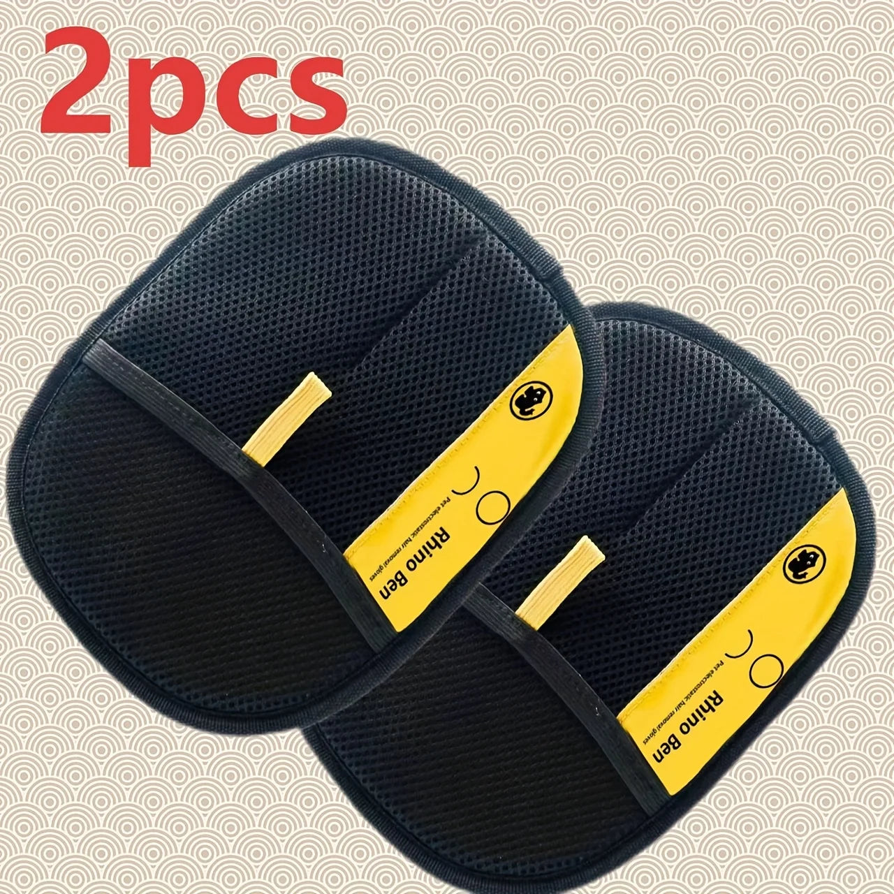 2-Piece Pet Hair Removal Gloves – Double-Sided Anti-Shedding Grooming Gloves for Cats & Dogs