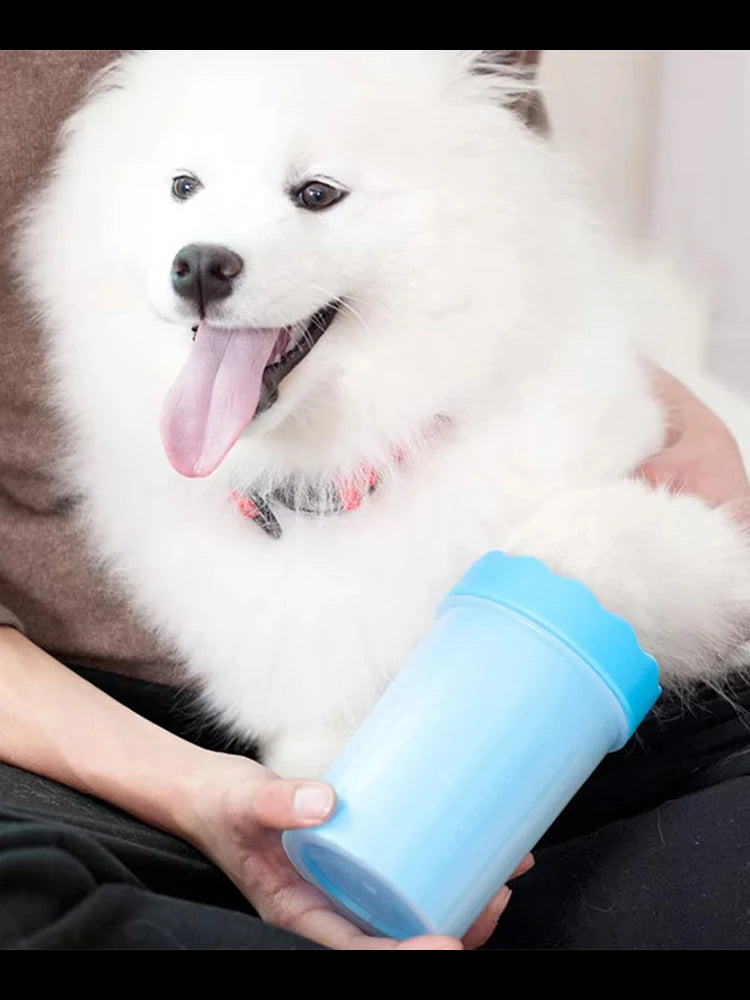 Pet Foot Wash Cup – Silicone Cleaning Brush for Dogs & Cats