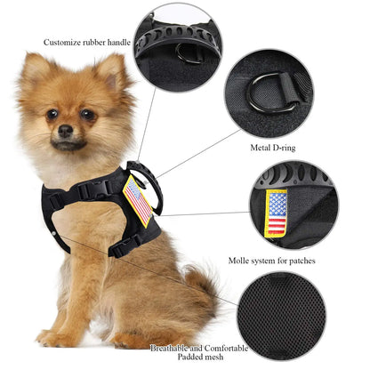 Tactical Pet Harness & Leash Set