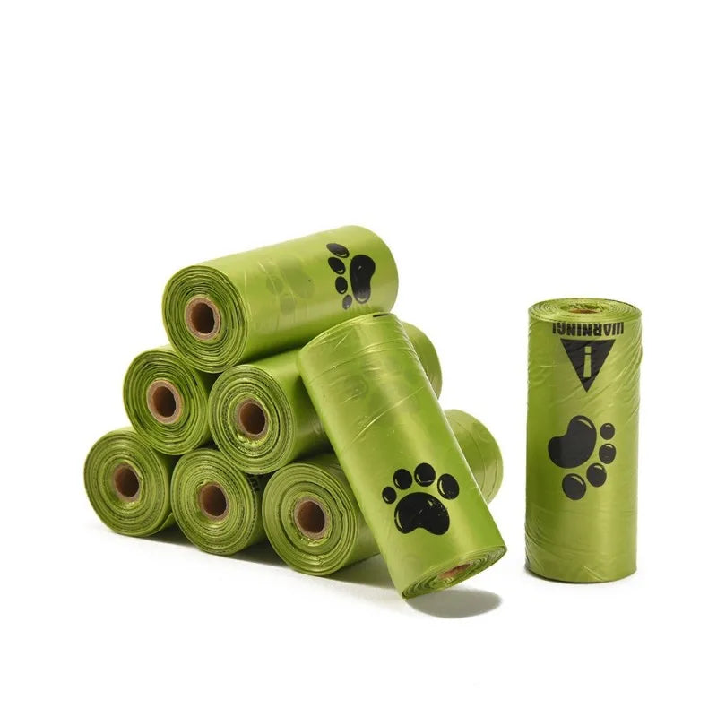 Non-Stick Dog Poop Bags Refill Rolls for Pet Waste Cleanup