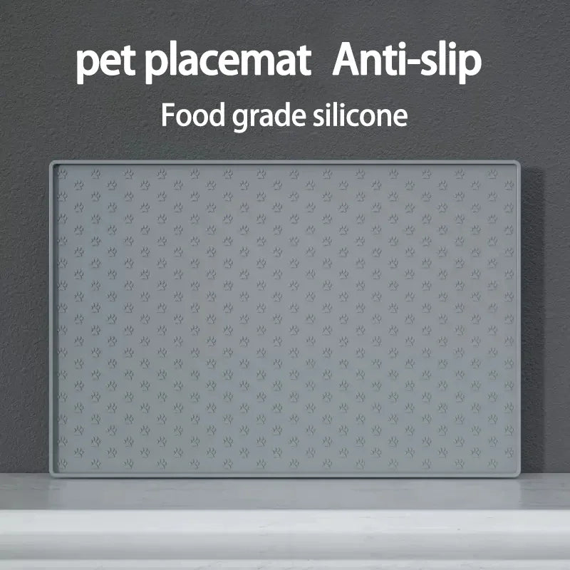 Pet Placemat – Silicone Waterproof Feeding Mat for Cats & Dogs Bowl Pad
