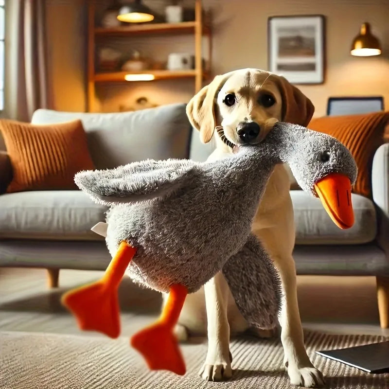 Soft Colorful Duck Plush Toy – Anxiety Relief Pet Companion for Dogs & Cats (50cm)