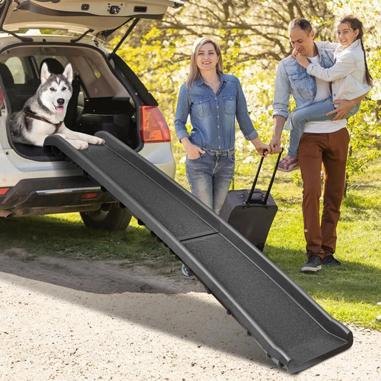 Folding Dog Ramp for Car & SUV – Non-Slip for Large Dogs