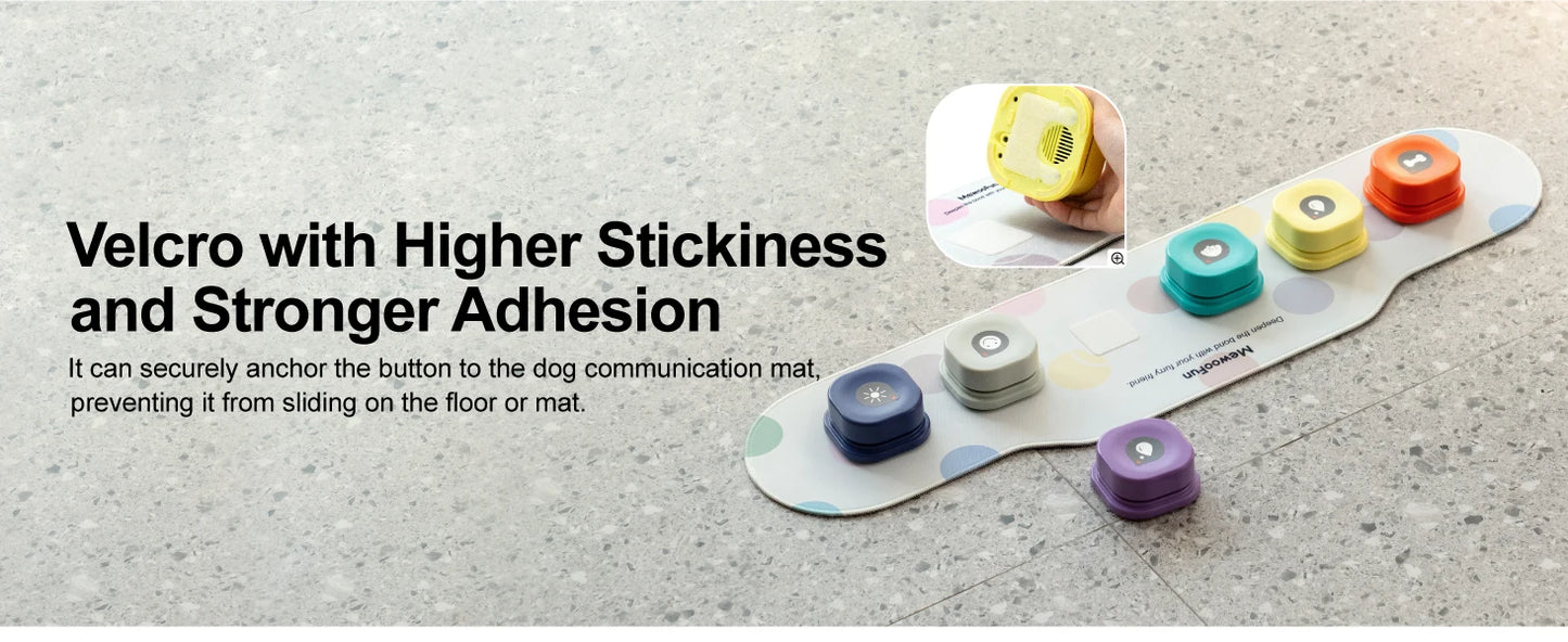 Mewoofun Pet Talking Buttons – Recordable Voice Training Toy