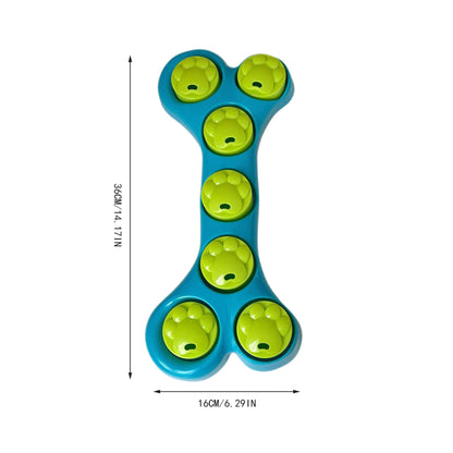 Bone-Shaped Slow Feeder Treat Toy – Dog & Puppy Stimulation