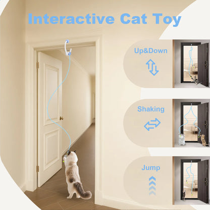 Automatic Hanging Cat Toy – USB Rechargeable Interactive Play Toy