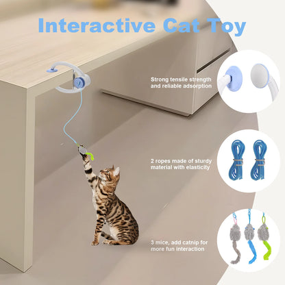 Automatic Hanging Cat Toy – USB Rechargeable Interactive Play Toy