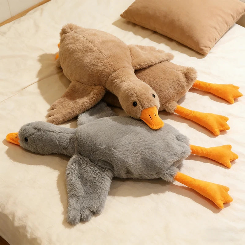 Goose Plush Pet Toy – Soft Anxiety Relief Companion for Dogs & Cats