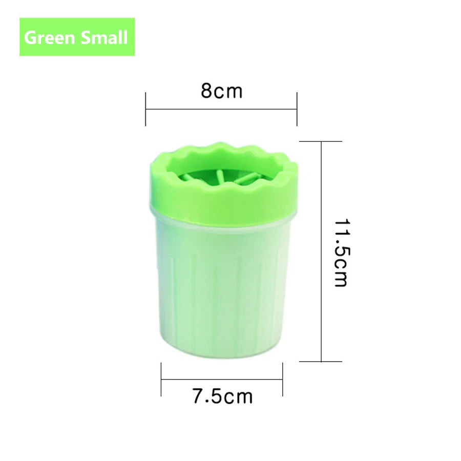 Pet Foot Wash Cup – Silicone Cleaning Brush for Dogs & Cats