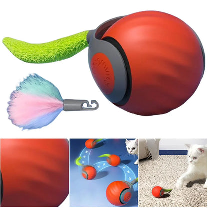 Smart Interactive Cat Toy Ball – USB Rechargeable