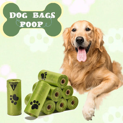 Eco-Friendly Biodegradable Dog Poop Bags with Dispenser – Extra Thick & Leak-Proof