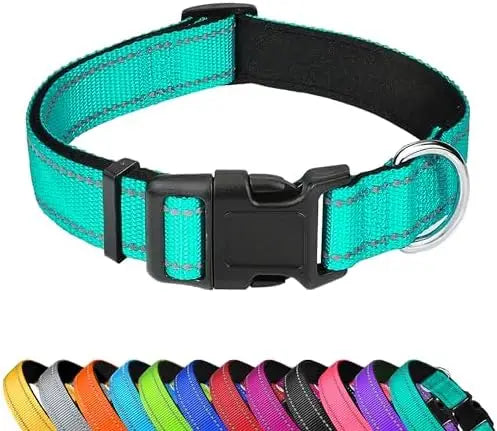 Reflective Dog Collar – Adjustable Soft Collar for Medium Dogs