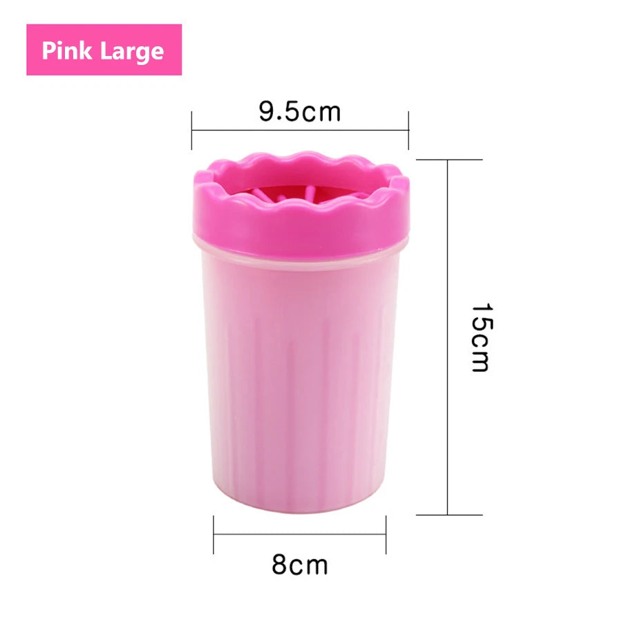 Pet Foot Wash Cup – Silicone Cleaning Brush for Dogs & Cats